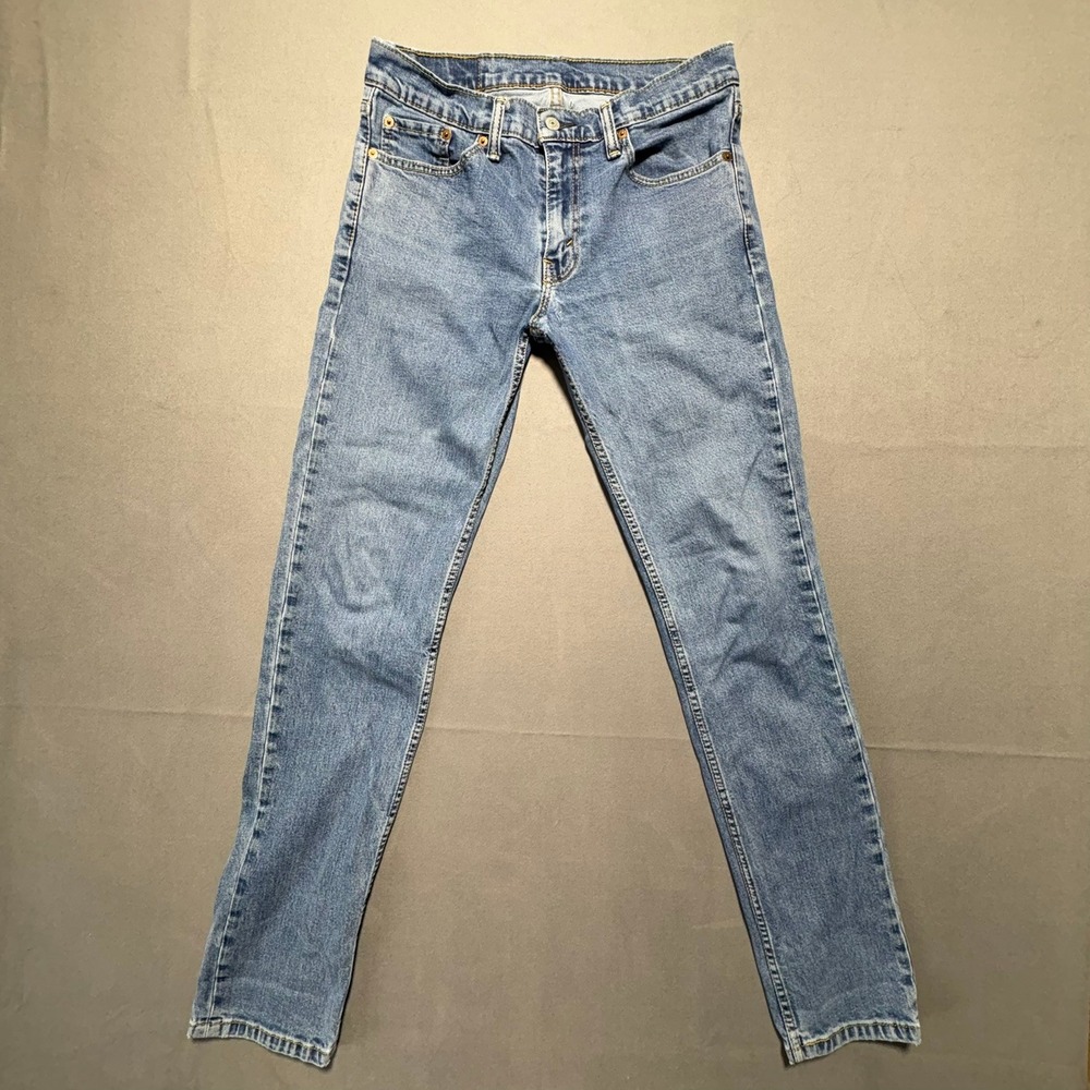 Levis 511 Slim Fit Jeans Mens 32x34 Medium Wash Blue Denim Pants 04511-2145